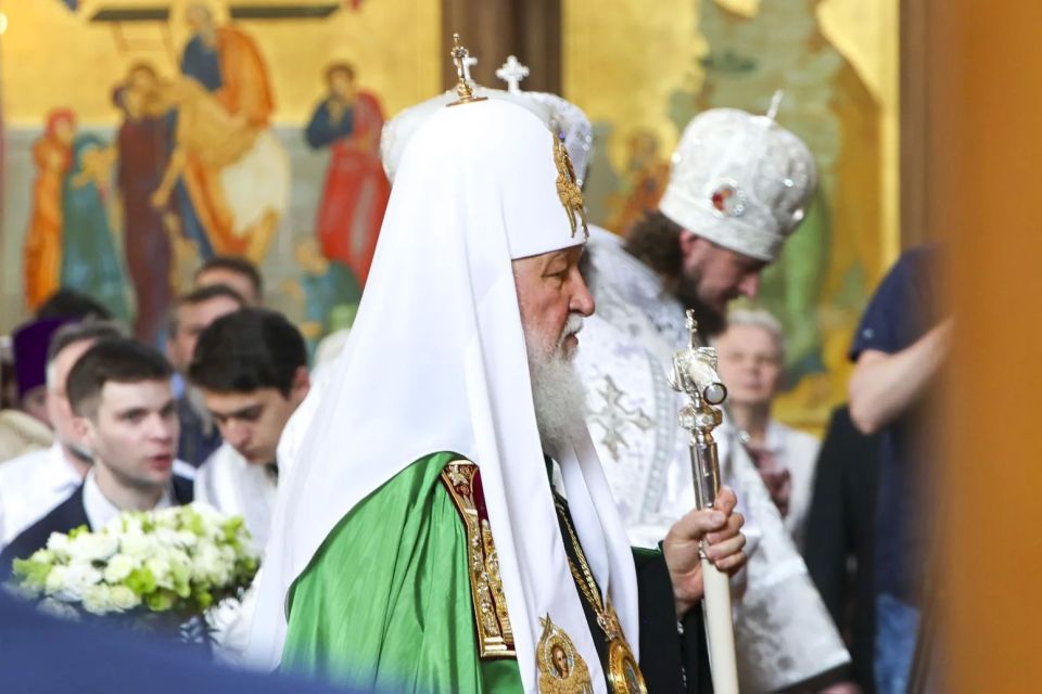 Святейший Патриарх Кирилл совершил чин освящения храма Вознесения Господня Святейший Патриарх Кирилл совершил чин освящения храма Вознесения Господня