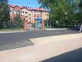 Возле гимназии №5 восстановили асфальт после ремонта тепловых сетей