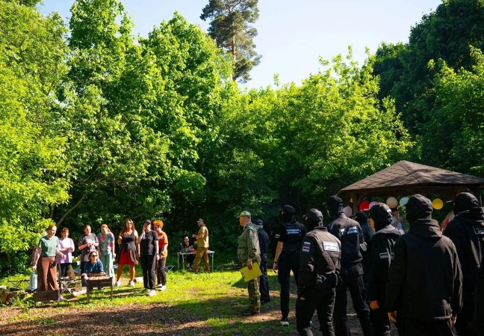 Профилактический рейд прошел в Мытищинском лесопарке