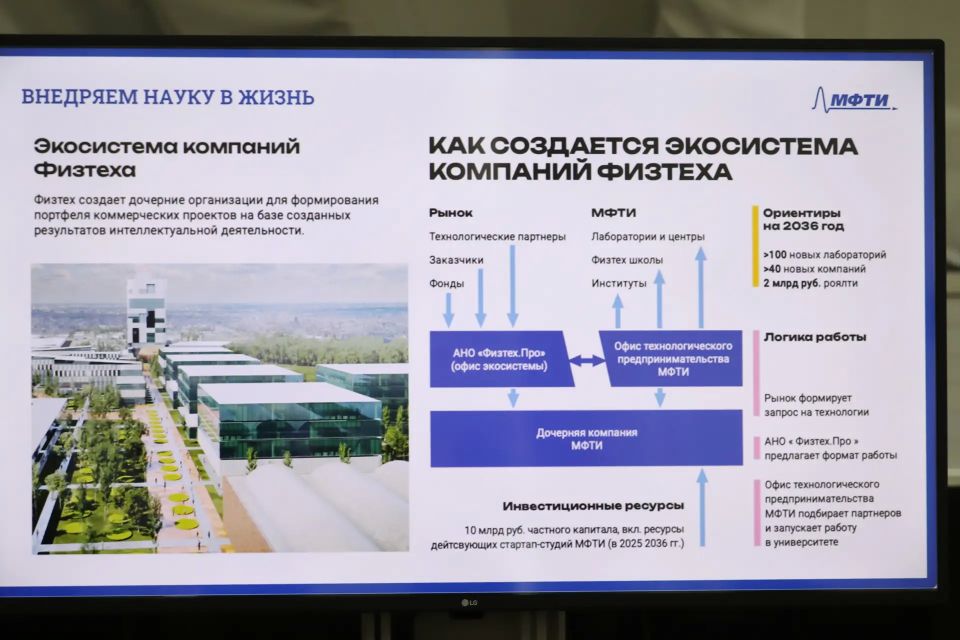 Дан старт работе Научно-технического совета Долгопрудного Дан старт работе Научно-технического совета Долгопрудного