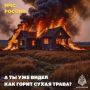 Поджигать сухую траву запрещено законом и крайне опасно