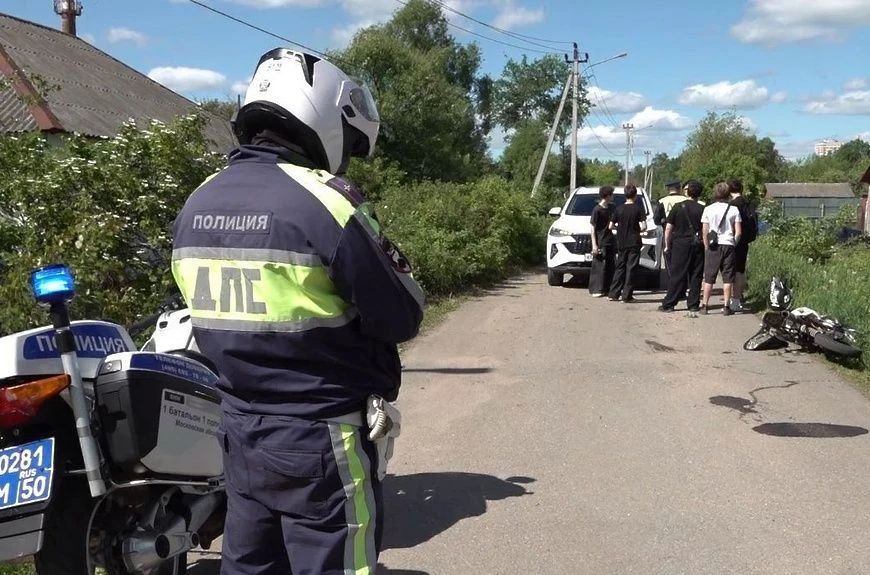 В Солнечногорске проверили юных водителей питбайков