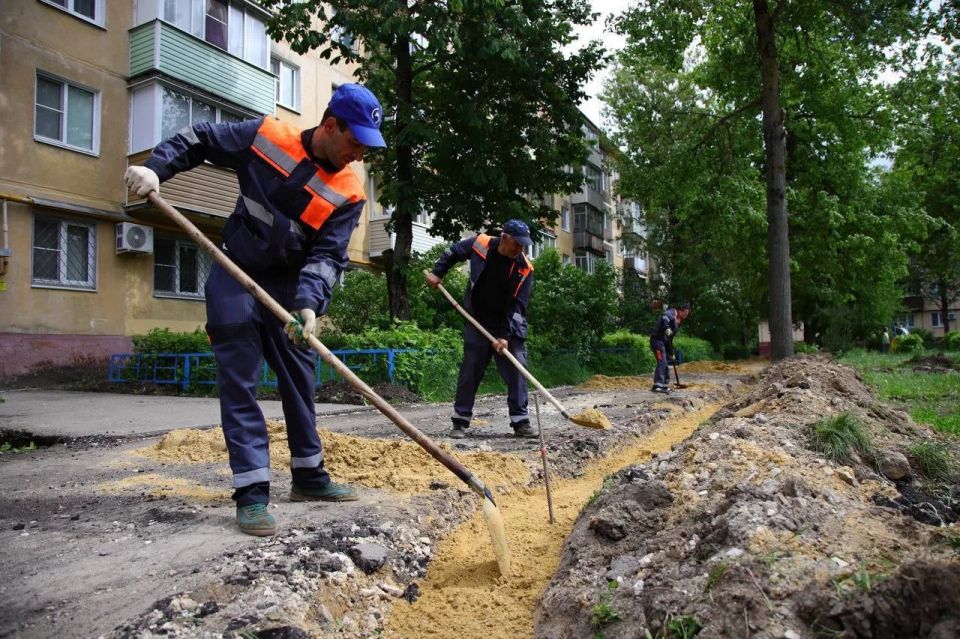 Ход работ по благоустройству дворов: итоги выезда в Воскресенск и Коломну Ход работ по благоустройству дворов: итоги выезда в Воскресенск и Коломну