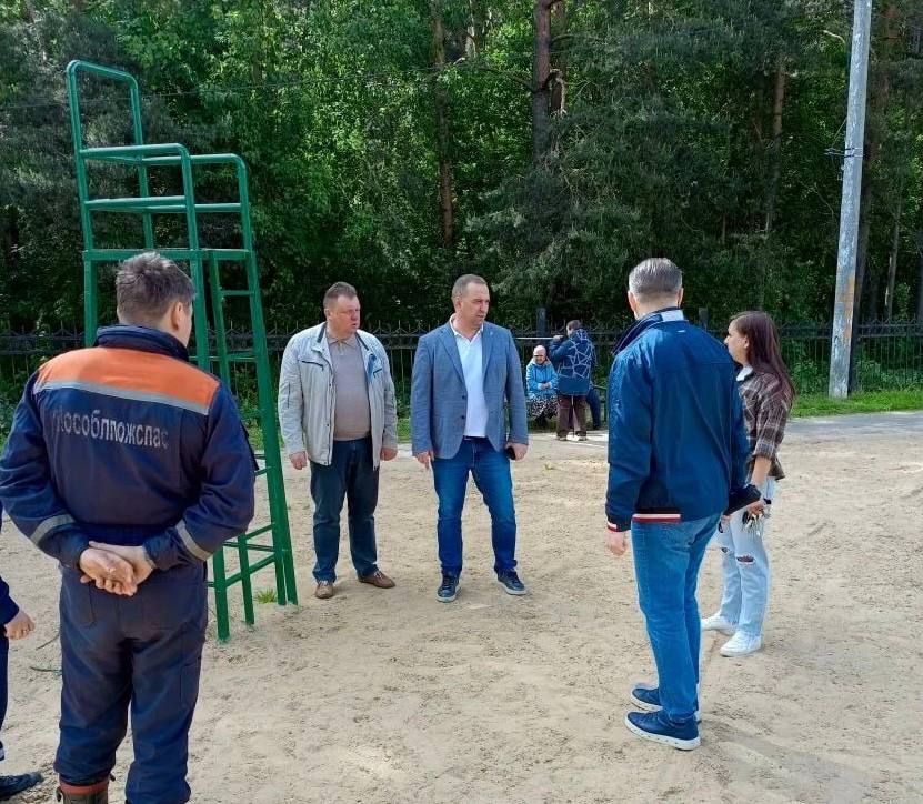 В Подольске продолжаются работы по подготовке мест отдыха у воды к летнему сезону