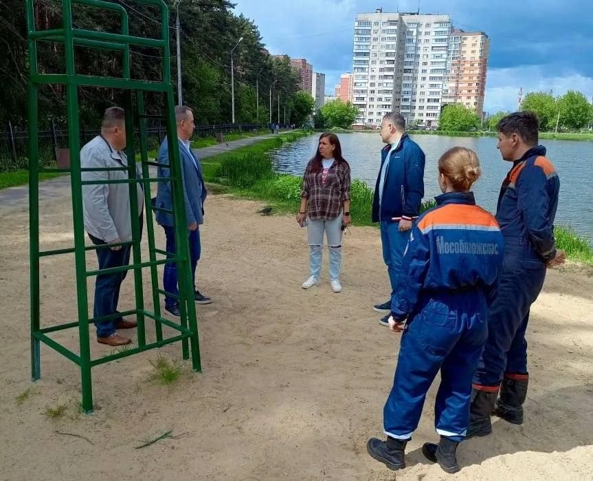 В Подольске продолжаются работы по подготовке мест отдыха у воды к летнему сезону В Подольске продолжаются работы по подготовке мест отдыха у воды к летнему сезону
