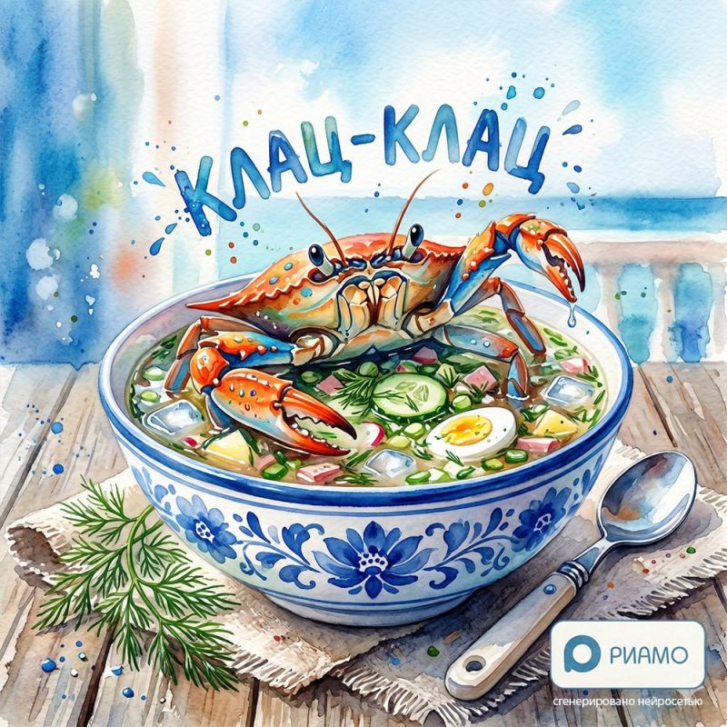 Стали известны самые странные рецепты окрошки: с лососем, фруктами и крабом