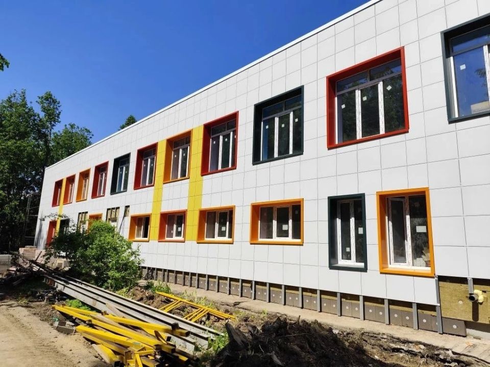 На 60% завершен капремонт детского сада при Востряковском лицее № 1 в Домодедово