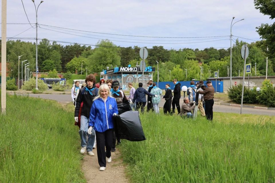 Серпуховский бор стал значительно чище Серпуховский бор стал значительно чище