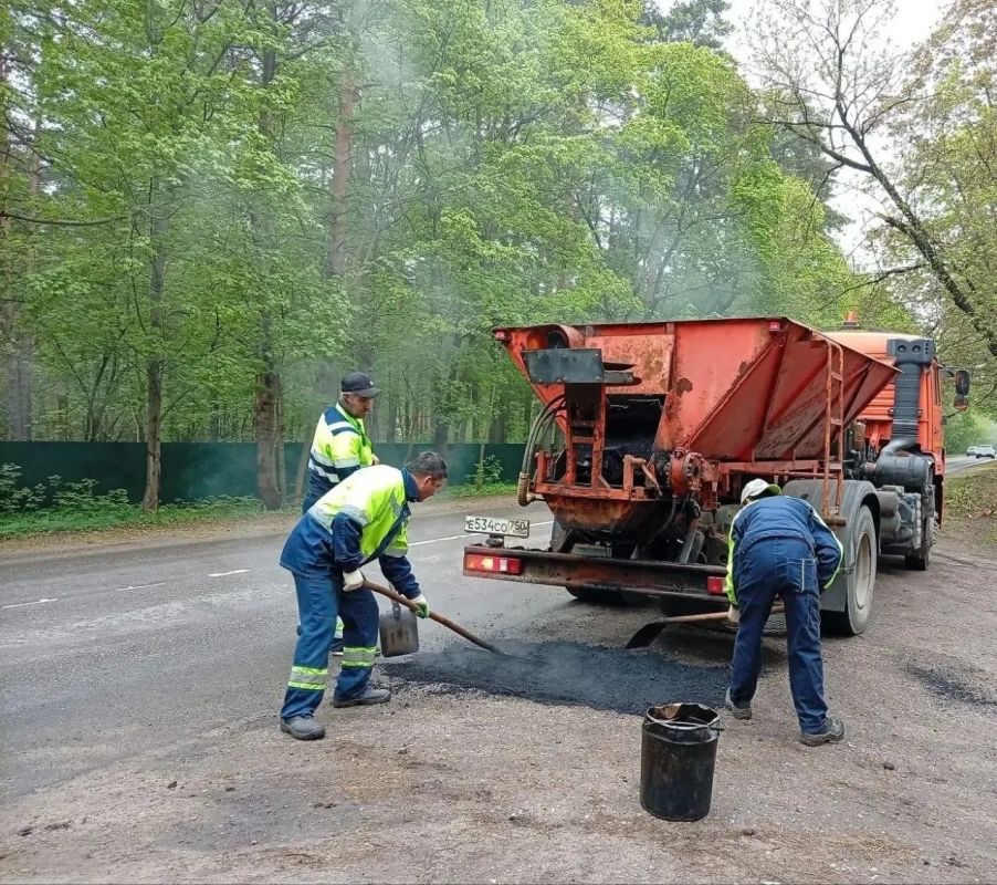 Почти 4 000 ям ликвидировали на дорогах Люберец с 1 марта