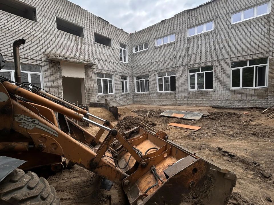Кровля детского сада гимназии №17 в Королёве готова на 70 процентов Кровля детского сада гимназии №17 в Королёве готова на 70 процентов