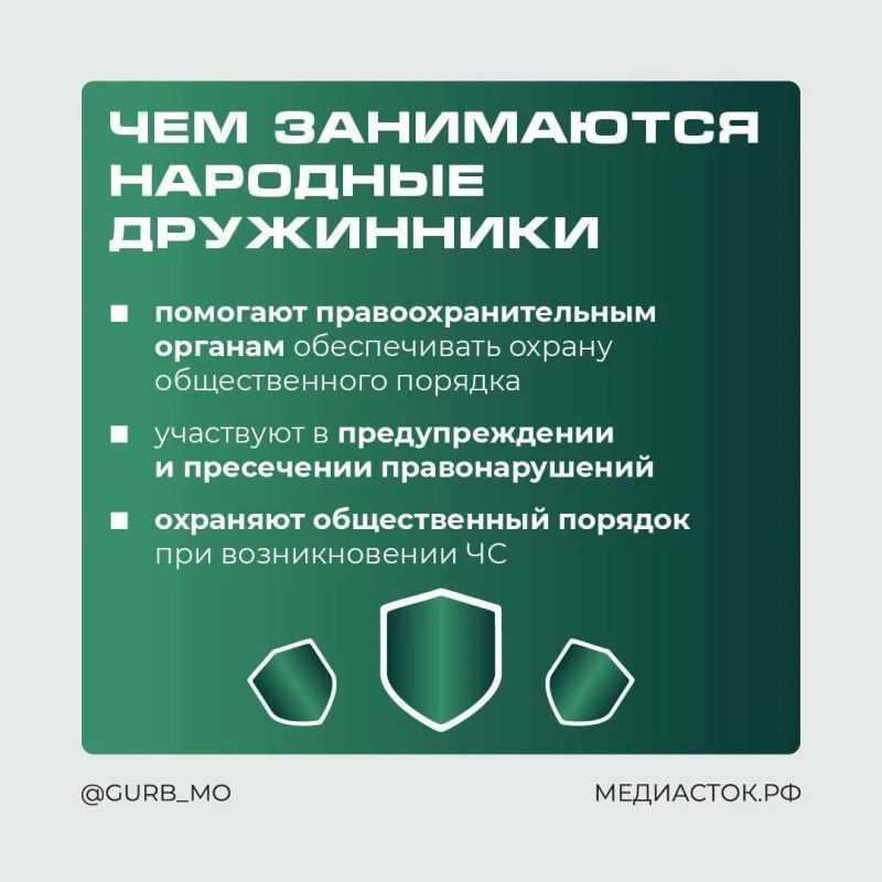 Как жители Подмосковья могут стать народными дружинниками Как жители Подмосковья могут стать народными дружинниками
