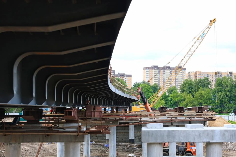 Юлия Купецкая: Строительная готовность нового моста через реку Клязьму – 48% Юлия Купецкая: Строительная готовность нового моста через реку Клязьму – 48%