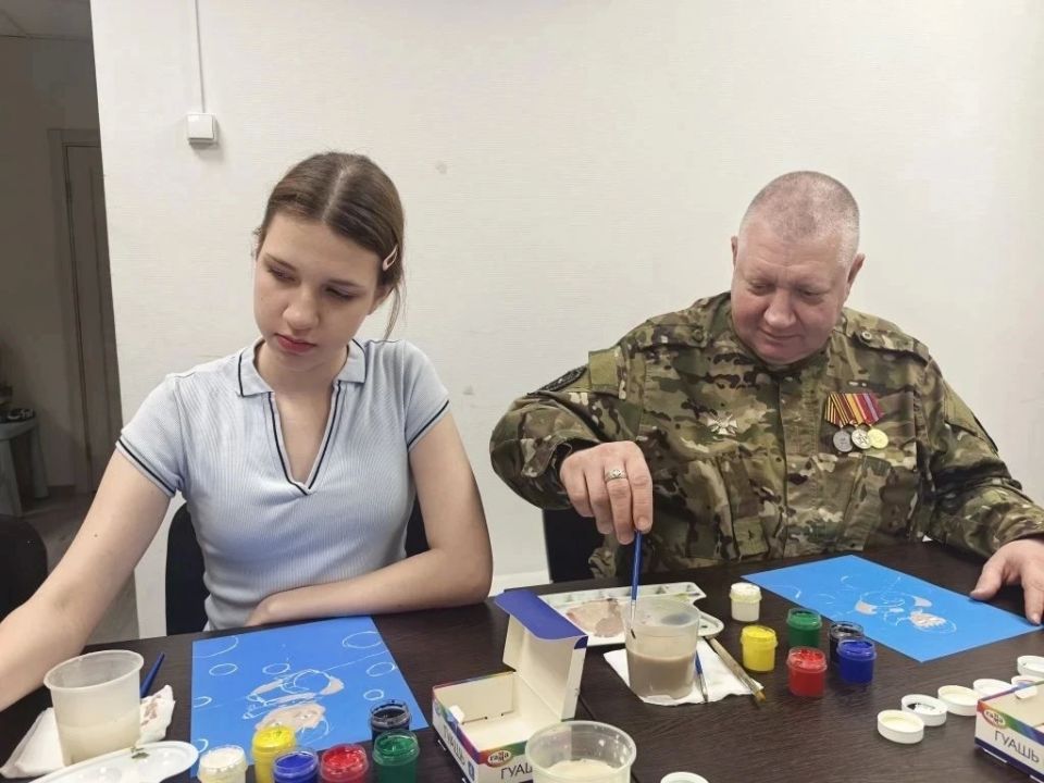 Творческий мастер-класс для детей участников СВО прошел в Люберцах Творческий мастер-класс для детей участников СВО прошел в Люберцах