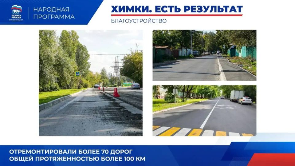 Комфортная городская среда для жителей: итоги реализации Народной программы в Химках Комфортная городская среда для жителей: итоги реализации Народной программы в Химках