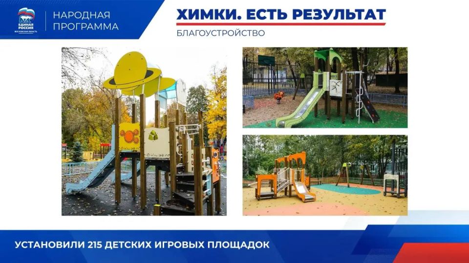 Комфортная городская среда для жителей: итоги реализации Народной программы в Химках Комфортная городская среда для жителей: итоги реализации Народной программы в Химках