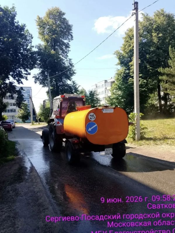 Сотрудники МБУ «Благоустройство СП» продолжают наводить порядок во всех населённых пунктах Сергиево-Посадского округа Сотрудники МБУ «Благоустройство СП» продолжают наводить порядок во всех населённых пунктах Сергиево-Посадского округа