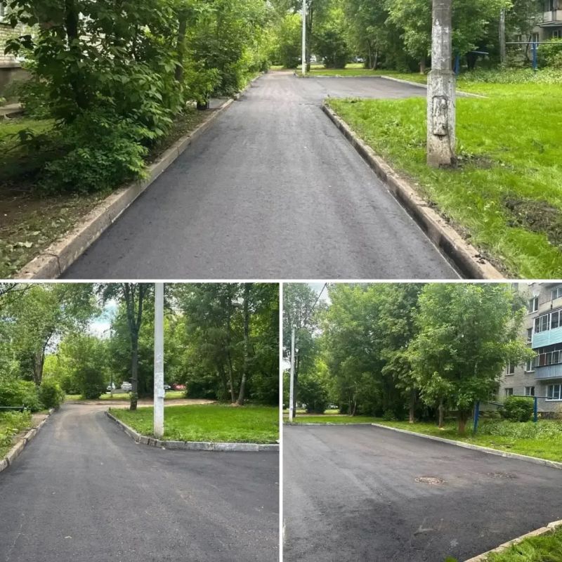 Татьяна Витушева: В муниципальном округе Истра продолжается ямочный ремонт внутриквартальных проездов
