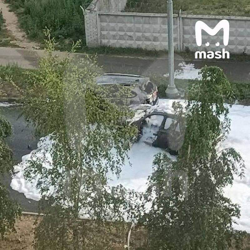 Машина взорвалась в подмосковной Балашихе — погиб водитель