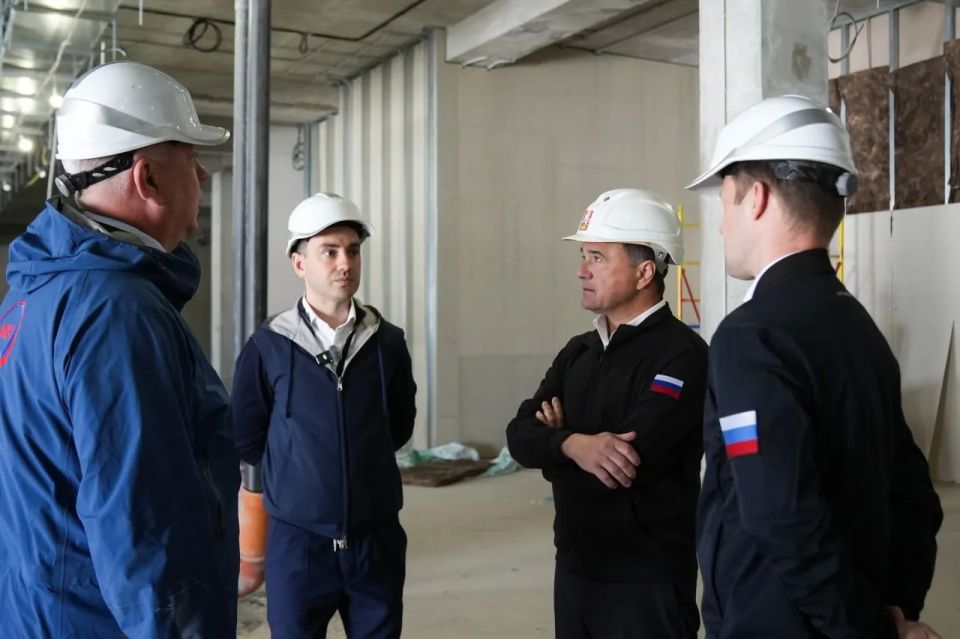 Андрей Воробьев: В мкр. Ольгино в Балашихе продолжаем строить многопрофильную больницу на 1123 койки с консультативно-диагностическим отделением на 300 посещений в смену