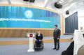 Губернатор Московской области Андрей Воробьев вручил почетный знак Сергия Радонежского Игорю Гундерову, жителю Пушкино и председателю региональной общественной организации инвалидов «Колесница»