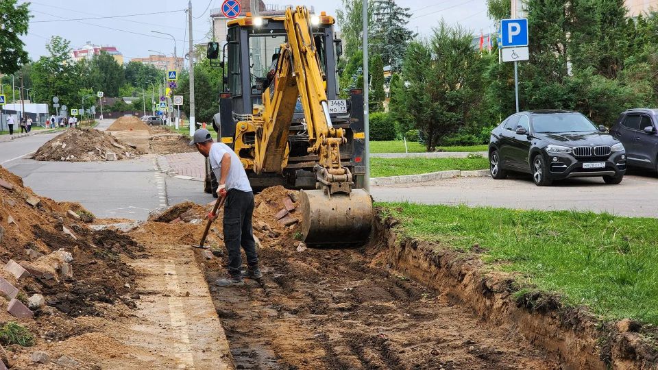 В Солнечногорске начался ремонт пешеходной зоны на Банковской улице! В Солнечногорске начался ремонт пешеходной зоны на Банковской улице!