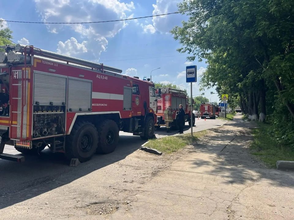 Девять пожарных машин у Ногинского суда: что произошло