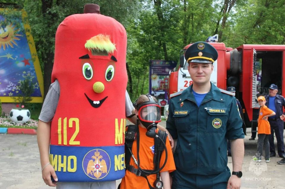 День пожарной безопасности прошел в детской здравнице им. Ю.А. Гагарина