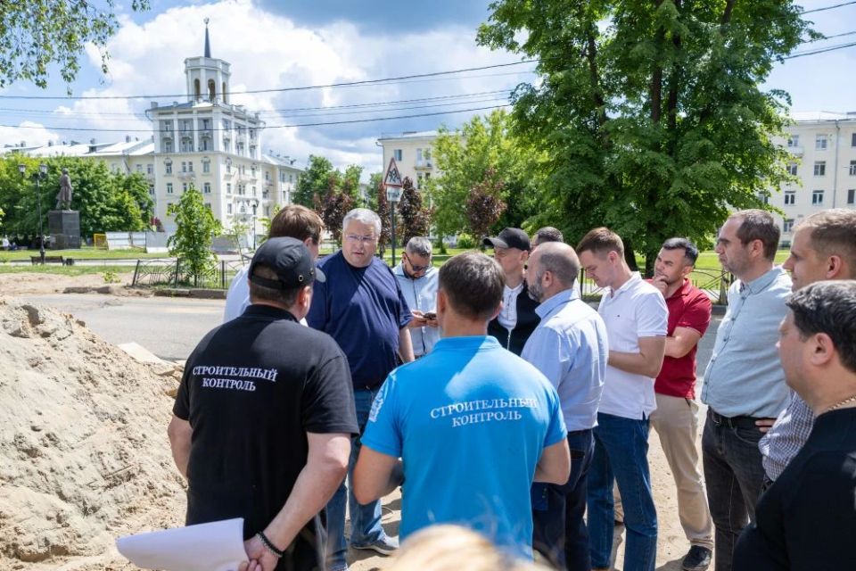 Кирилл Григорьев проверил ход реконструкции объектов коммунальной инфраструктуры в муниципалитетах Подмосковья
