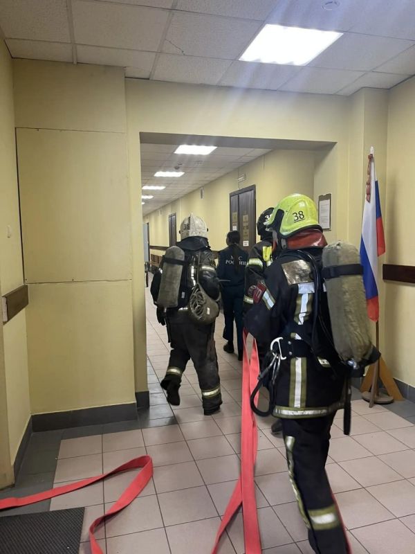 В Ногинском городском суде состоялись плановые пожарно-тактические учения
