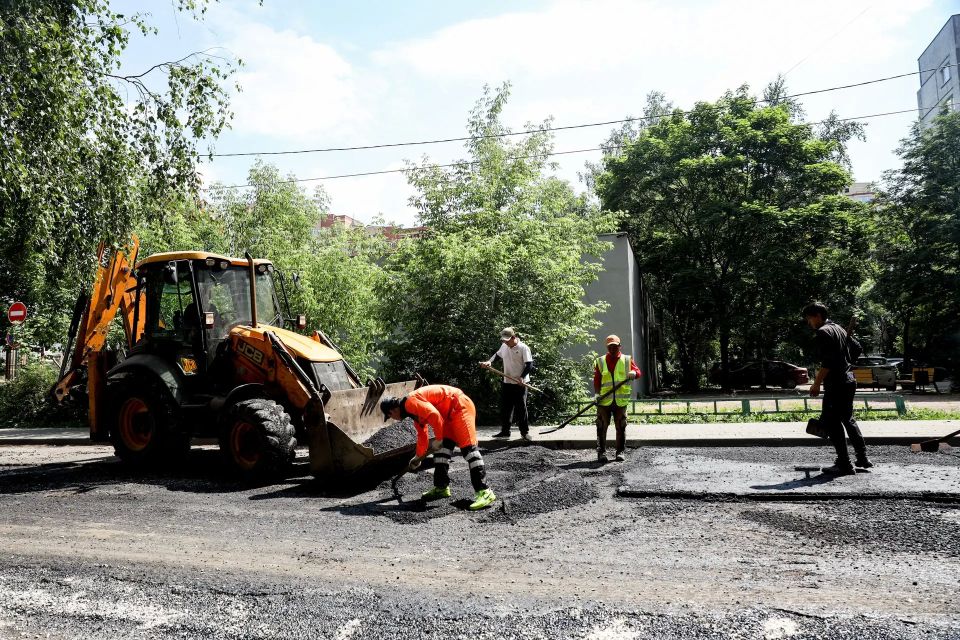 Ямочный ремонт проводят в Мытищах Ямочный ремонт проводят в Мытищах
