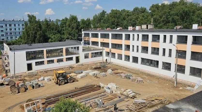 Капремонт Лунёвской школы в Химках завершен на 70%