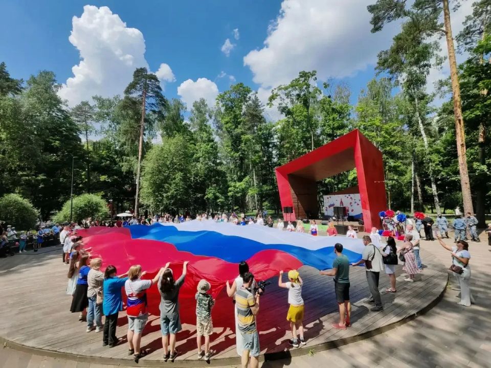 Масштабная патриотическая акция прошла в Балашихе Масштабная патриотическая акция прошла в Балашихе