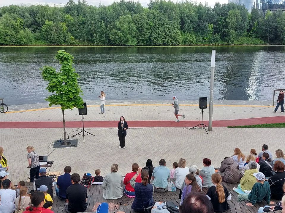 #ПрямоСейчас на Живописной набережной в Павшинской пойме проходит мероприятие «Летний вечер у реки» #ПрямоСейчас на Живописной набережной в Павшинской пойме проходит мероприятие «Летний вечер у реки»