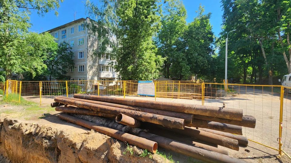 В посёлке Рыбное продолжается обновление тепловых сетей В посёлке Рыбное продолжается обновление тепловых сетей