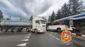 В Дубне на пересечении Нового и Дмитровского шоссе автобус врезался в стационарный пост ГИБДД
