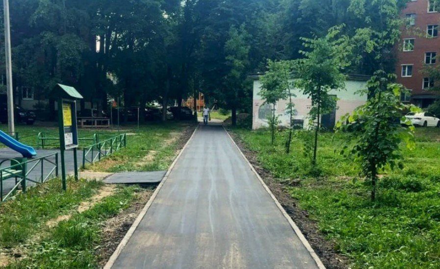 В Подольске продолжается благоустройство пешеходных коммуникаций в рамках программы губернатора Московской области «Пешком» В Подольске продолжается благоустройство пешеходных коммуникаций в рамках программы губернатора Московской области «Пешком»