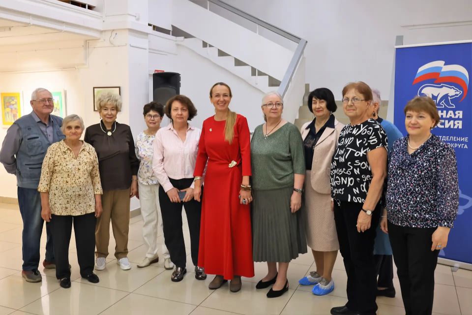 Члены «Активного долголетия» из Реутова открыли свою экспозицию Члены «Активного долголетия» из Реутова открыли свою экспозицию