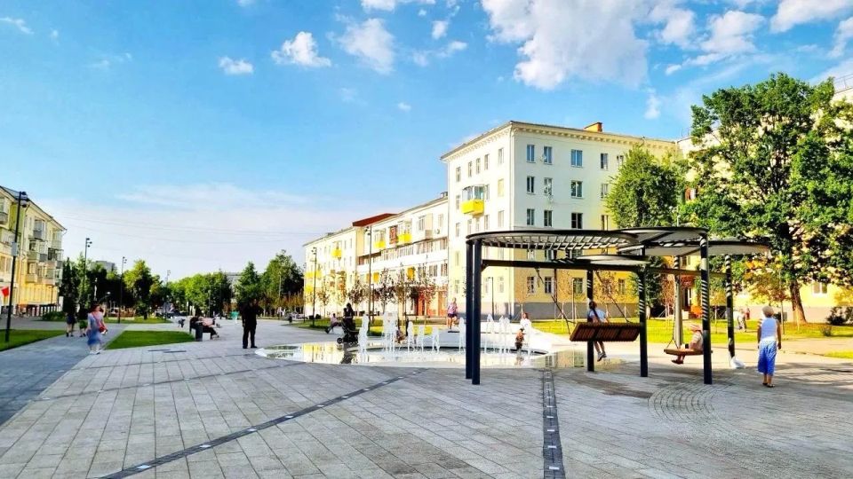 В Ступино завершили основные работы по благоустройству проспекта Победы В Ступино завершили основные работы по благоустройству проспекта Победы