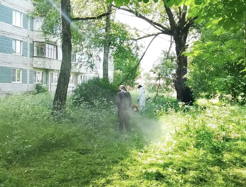 Сотрудники МБУ «Благоустройство СП» продолжают наводить порядок во всех населённых пунктах Сергиево-Посадского округа Сотрудники МБУ «Благоустройство СП» продолжают наводить порядок во всех населённых пунктах Сергиево-Посадского округа