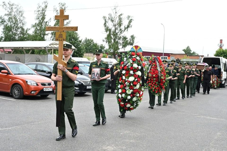 Сегодня проводили в последний путь ветерана Великой Отечественной войны Николая Ивановича Козлова