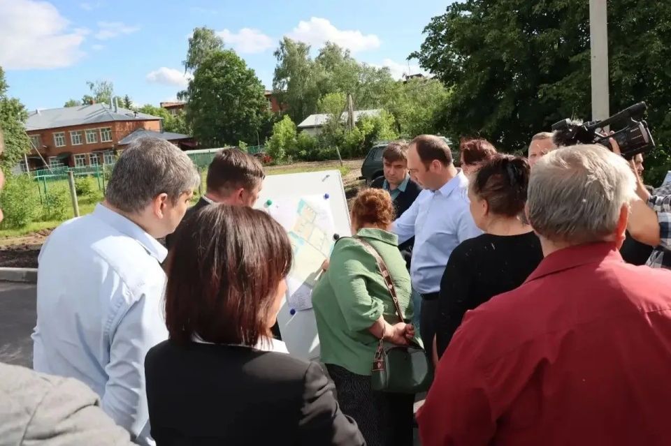Народная программа работает: в Городище обновили придомовые территории