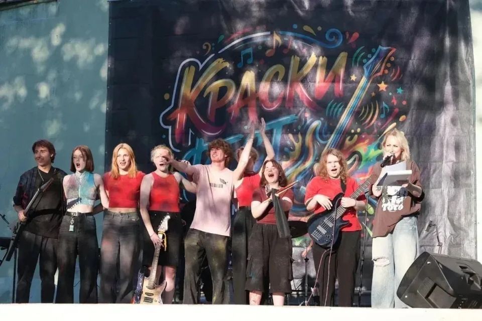 Подольчане создавали яркие визуальные эффекты на «Краски Фест»