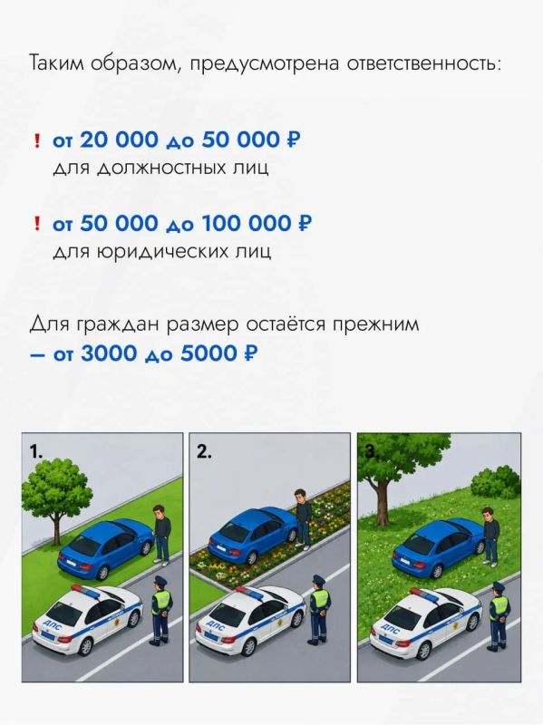 В Подмосковье уточнили ответственность за парковку на газонах и у контейнерных площадок В Подмосковье уточнили ответственность за парковку на газонах и у контейнерных площадок