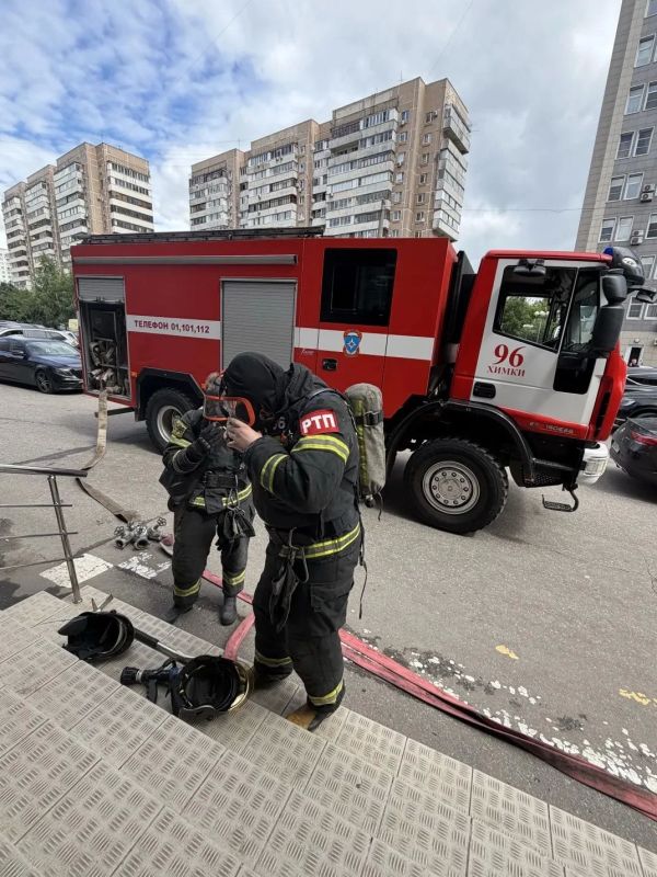 В Химках провели учебную эвакуацию