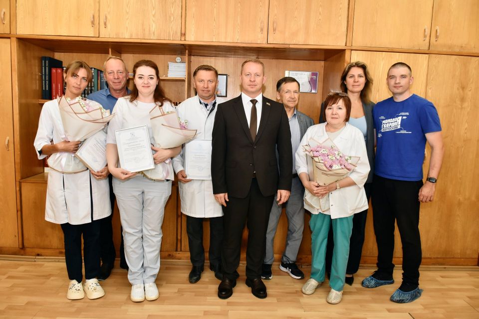 В предверии Дня медицинского работника поздравил коллектив Медико-санитарная часть №154 в Красноармейске