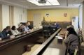 Помощник Сергиево-Посадского городского прокурора встретился с жителями округа в здании администрации, чтобы рассказать о кибербезопасности