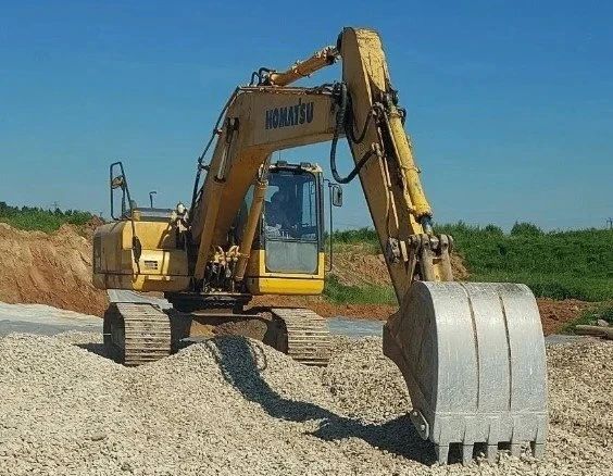 На реконструируемой дороге в пгт