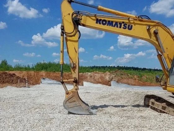 На реконструируемой дороге в пгт На реконструируемой дороге в пгт