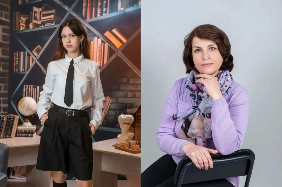 Выпускница 11«Б» класса школы №19 имени Романа Катасонова Анна Сидоренко получила 100 баллов на ЕГЭ по математике