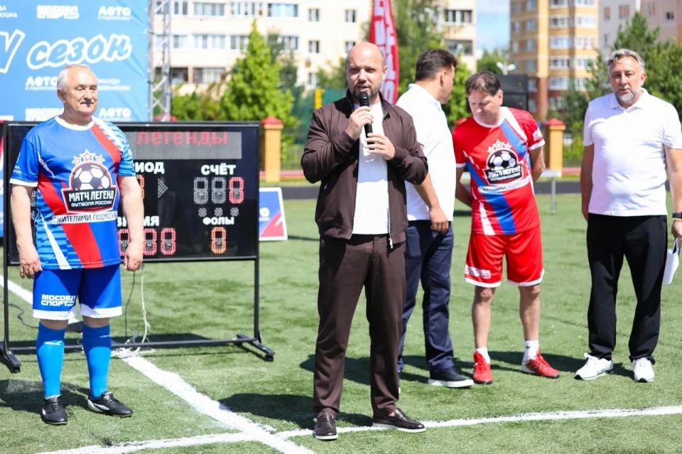 Зарядились футболом в Можайске! Зарядились футболом в Можайске!